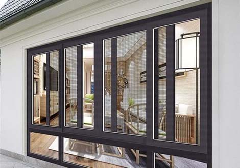 Sliding window aluminum frame